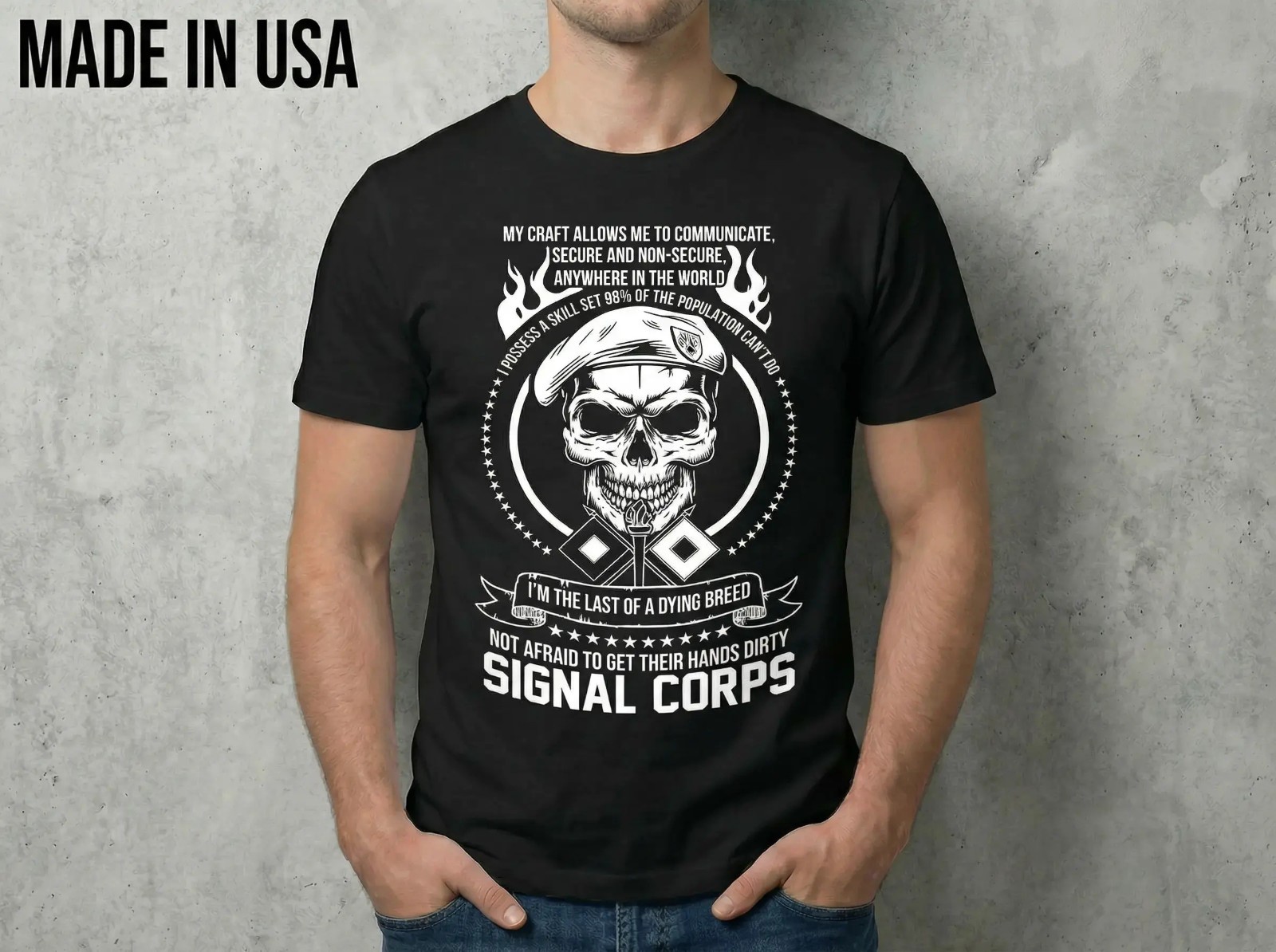 New Signal Military Style - Unisex MADE IN USA T-SHIRT Size S-2XL gallery