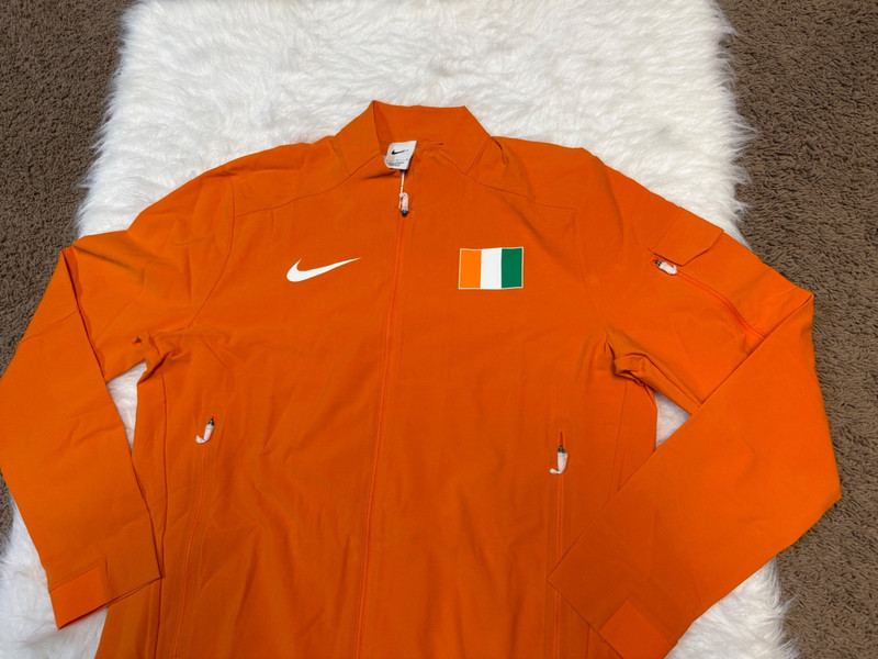 Nike Pro Elite Cote Divoire Ivory Coast Orange Size Large Jacket CI8712-812 gallery