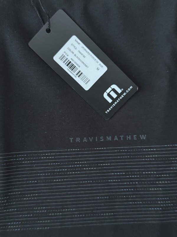 $140 - NWT TRAVIS MATHEW UPGRADED Men's 1/4 Zip Fleece Quick Dry Active Stretch gallery