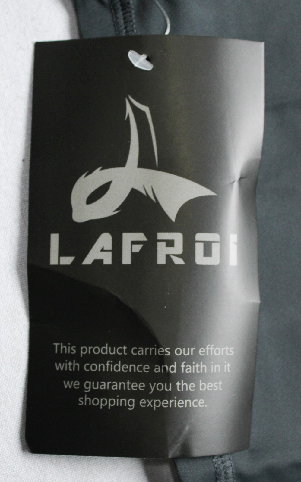 Lafroi Men's Long Sleeve Compression Rash Guard EH6 Asym Dark Grey Large NWT gallery