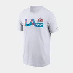 MENS NIKE SUPER BOWL NIKE LA22 TEE NP99-10A-SUP-1TN WHITE NEW AUTHENTIC-SIZE XL