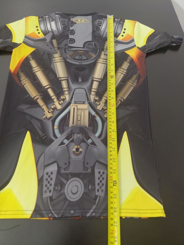 Under Armour Transformers Bumble Bee Compression T-shirt Medium gallery