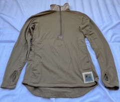 USMC FROG FR Fire Resistant Polartec Grid Fleece 1/4 Zip Sz S R Coyote Tactical