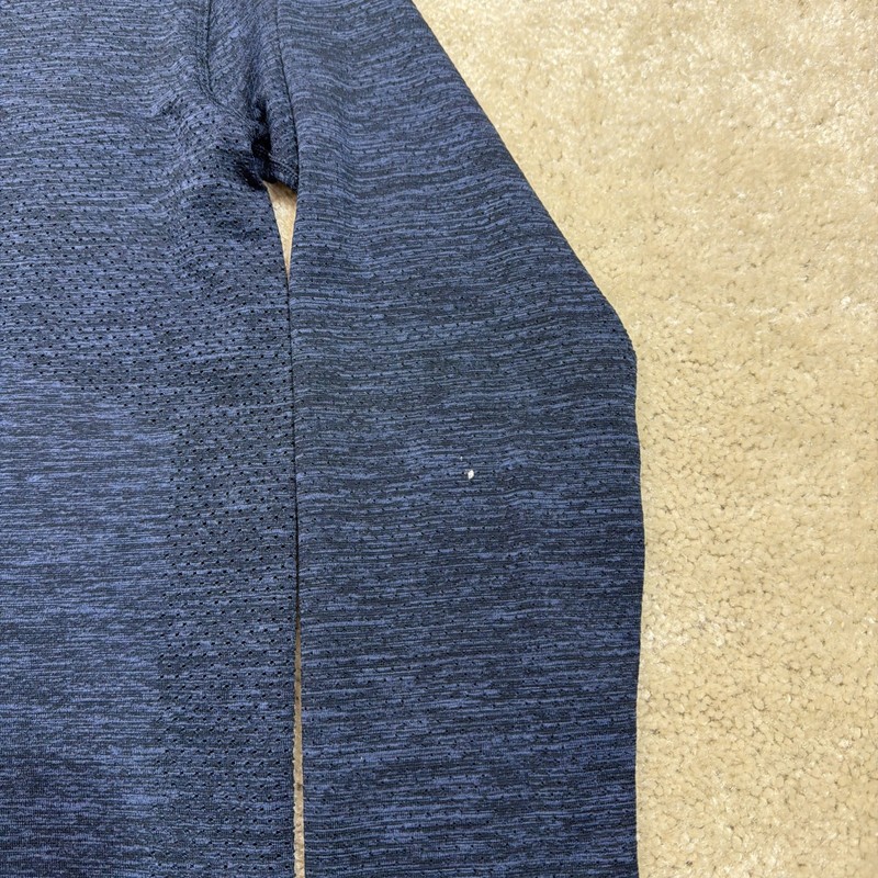 Lululemon Quarter Zip Mens Medium Blue McAurthor Golf Club Perfomance Pullover gallery