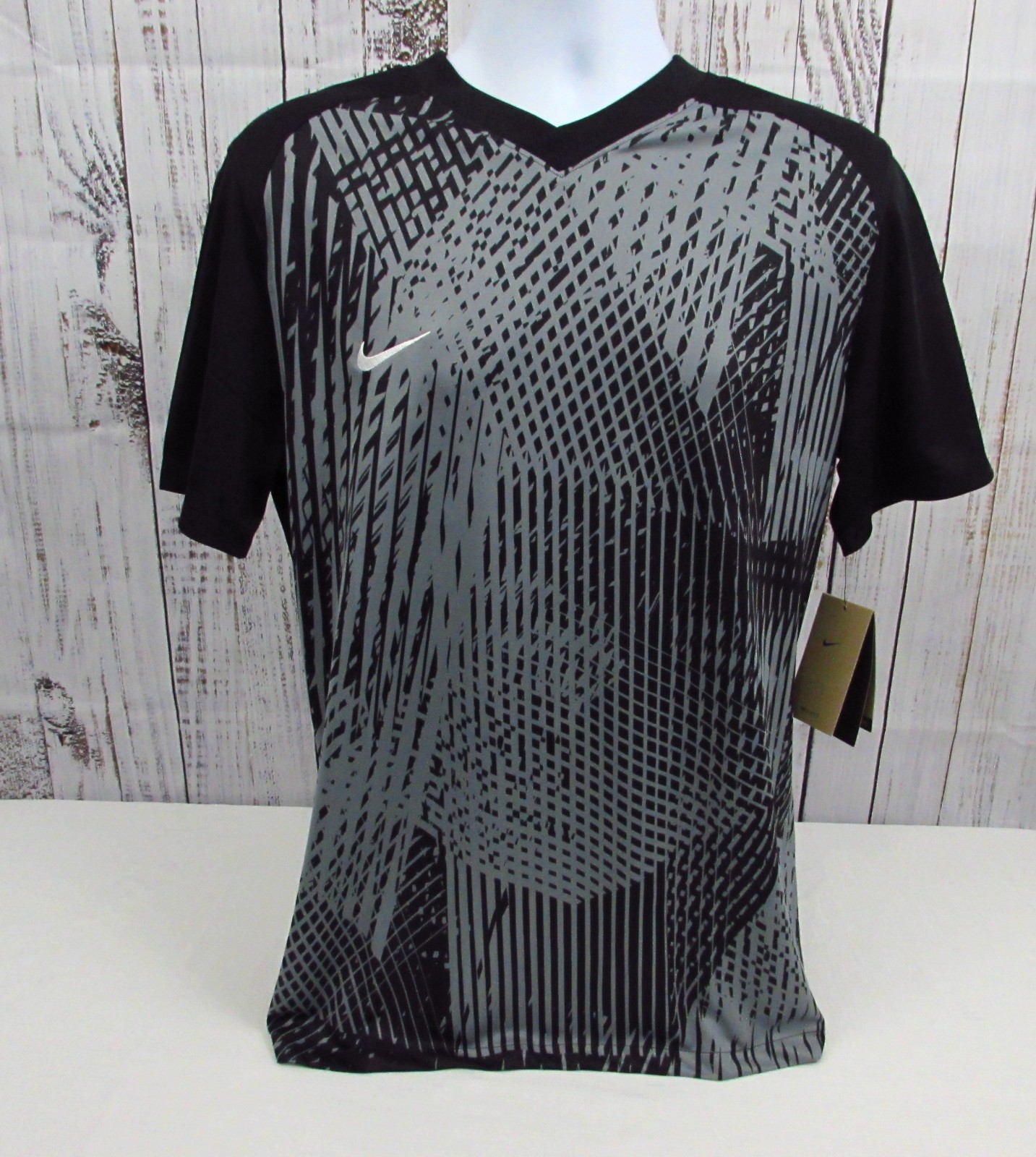 Nike Dri-FIT Short Sleeve Trophy V Soccer Jersey Men's Large Black DR0945-010 gallery