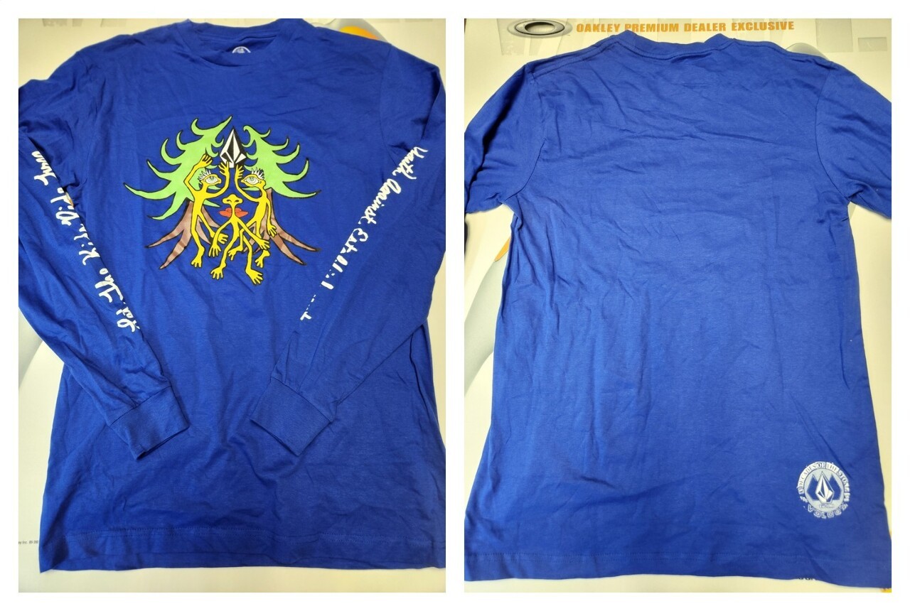 VOLCOM Snowboard Jamie Lynn 2025 Let The Kids Ride LS t-shirt MED New Old Stock gallery