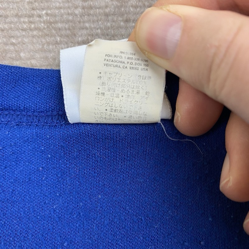 Patagonia Capilene Men’s L Blue Base Layer L/S Shirt Made in USA Vintage 80s gallery