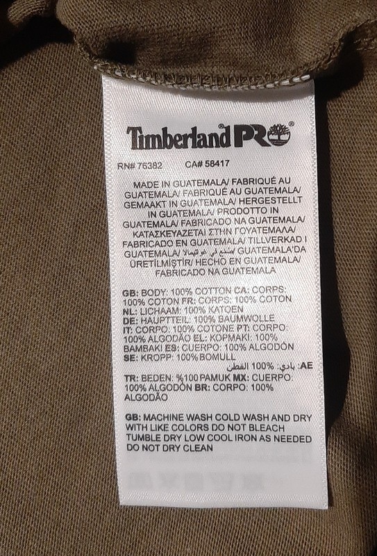 NWT Mens Medium Timberland Pro Athletic Fit Long Sleeve Odor Control Burnt Olive gallery