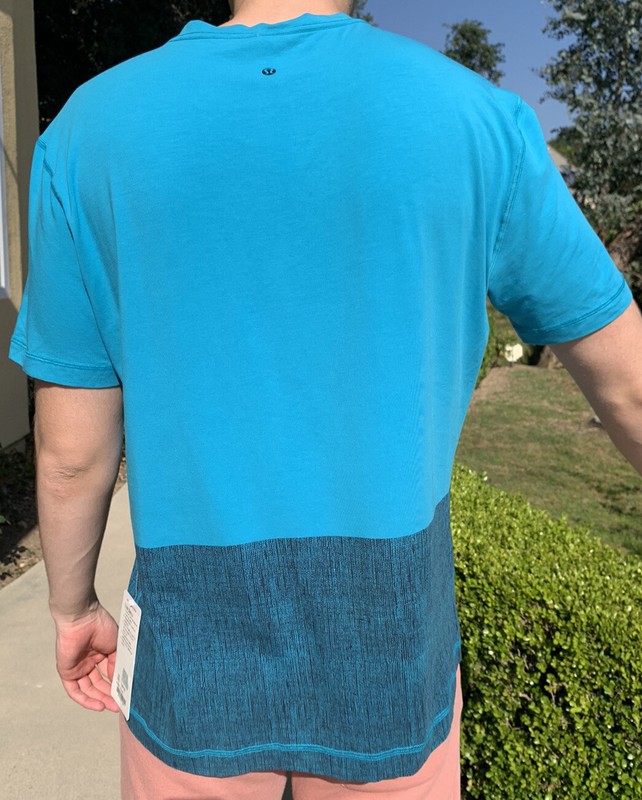 New Lululemon 5 Year Basic V Shirt Short Sleeve Blue Navy XXL gallery