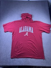 Profile Varsity Alabama Crimson Tide Hooded Shirt Men 3XLT Graphic Print SS Red