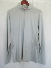 Under Armour Reflective Cool Switch T-Shirt Large Gray Long Sleeves 1/4 Zip