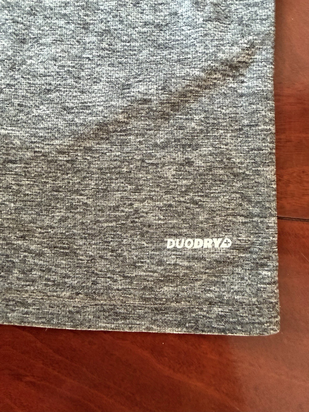 Champion Duo Dry Men's M Gray Heather Crew Neck Short Sleeve Athletic Tee gallery