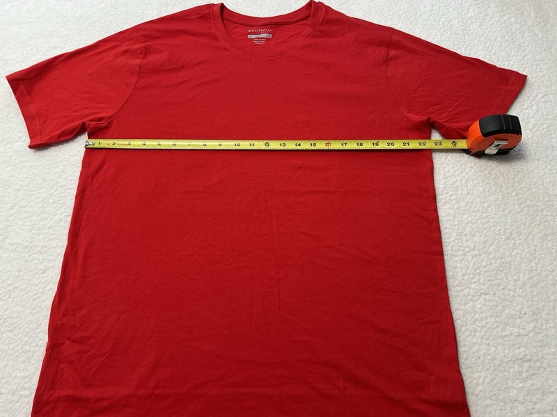 Essential Elements Men’s Active T-shirt Short Sleeve Red Size Medium gallery