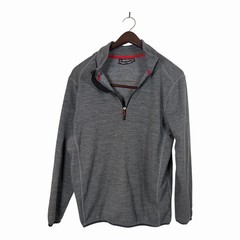 Avalanche Men’s Large Quarter Zip Pullover Gray Performance Stretch Shirt