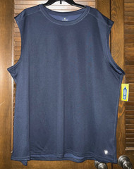 New W/Tag Men’s Size XXXL 3X from VIVELY -Dark Blue SLEEVELESS TANK/ Muscle Tee