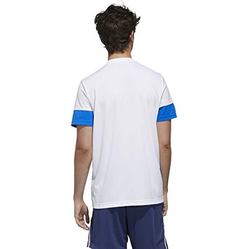 adidas Men's Designed 2 Move Material Mix Tee White/Glory Blue Small gallery