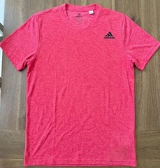 Adidas Shirt Mens Large Black AEROREADY Short Sleeve Tee Athletic Training L