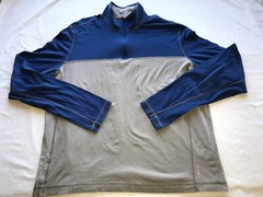 Eddie Bauer Shirt Men’s XL FREEDRY Performance Blue Active Fit 1/4 Zip Pullover