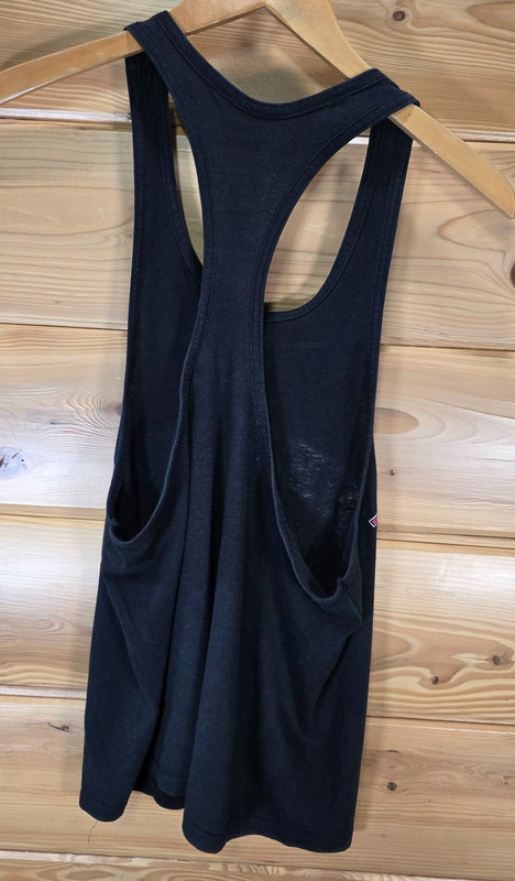 Rare VTG Wider Gym Muscle Tank Top Shirt Men 15"X26" Distress Lion Weights 90s gallery