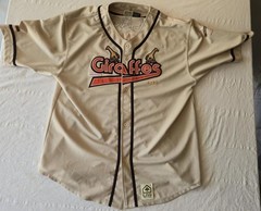 VINTAGE Y2K STREETWEAR L.R.G Giraffes Baseball BUTTON DOWN Jersey MENS Size 3XL