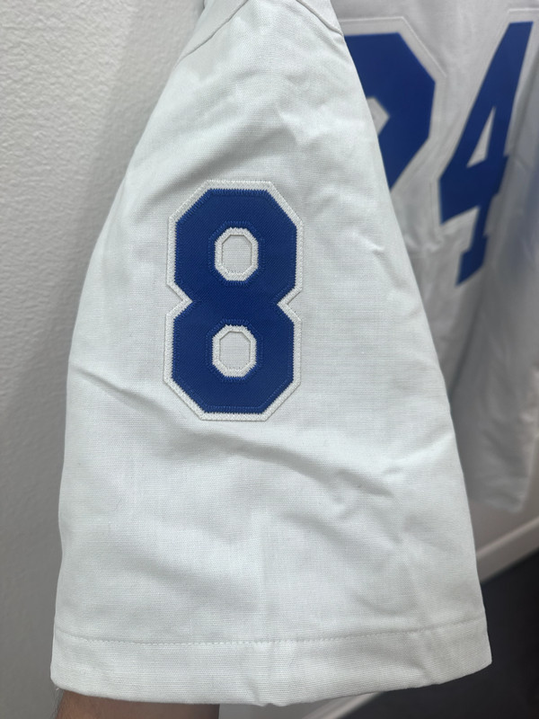 Nike x Kobe Bryant Baseball Jersey (White / Game Royal) IB0007-100 Size L gallery