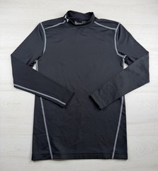 Under Armour Coldgear Shirt Black Lightweight Performance Baselayer Fitted Men L