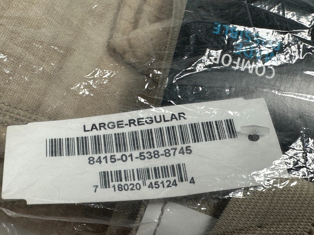 US Army Gen III Mid Weight Cold Weather Shirt Men Large Polartec Waffle Thermal gallery