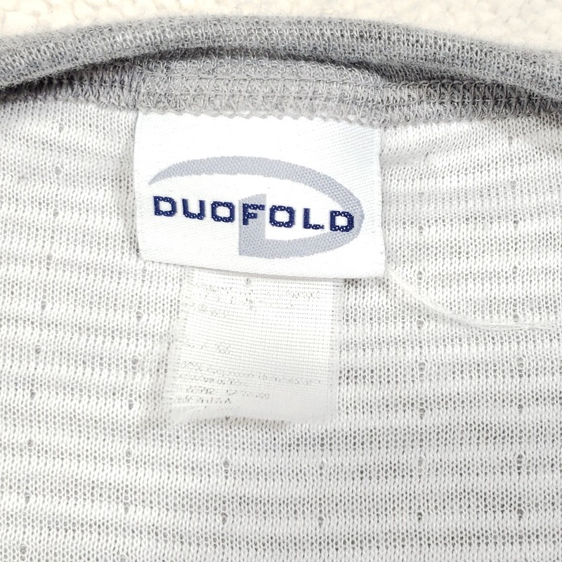 Duofold Thermal Shirt Men Large Gray Long Sleeve Crew Neck Base Layer USA Made gallery