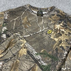 Scent Blocker T Shirt Men L Brown Camo Realtree Xtra Long Sleeve Hunting Top