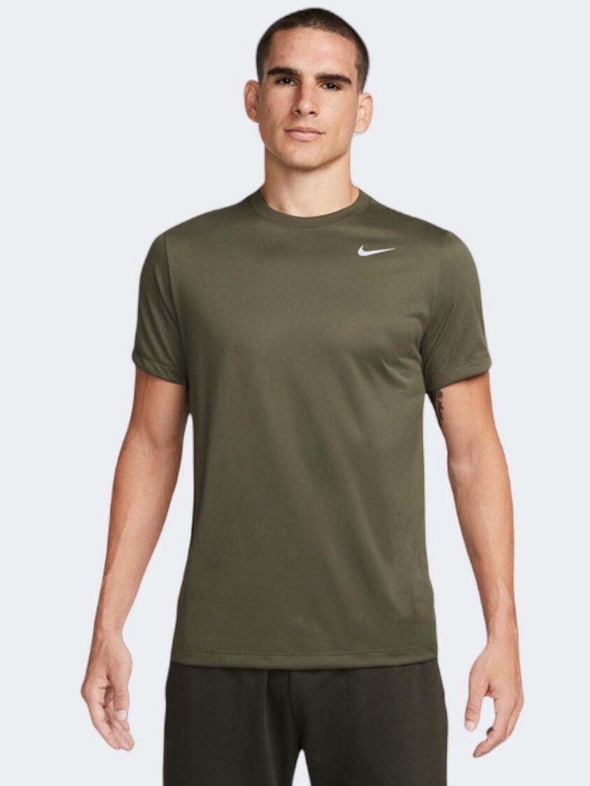 Nike Legend Dri-Fit Men's Training T-Shirt Olive Dark Green (DX0989-060, Small) gallery
