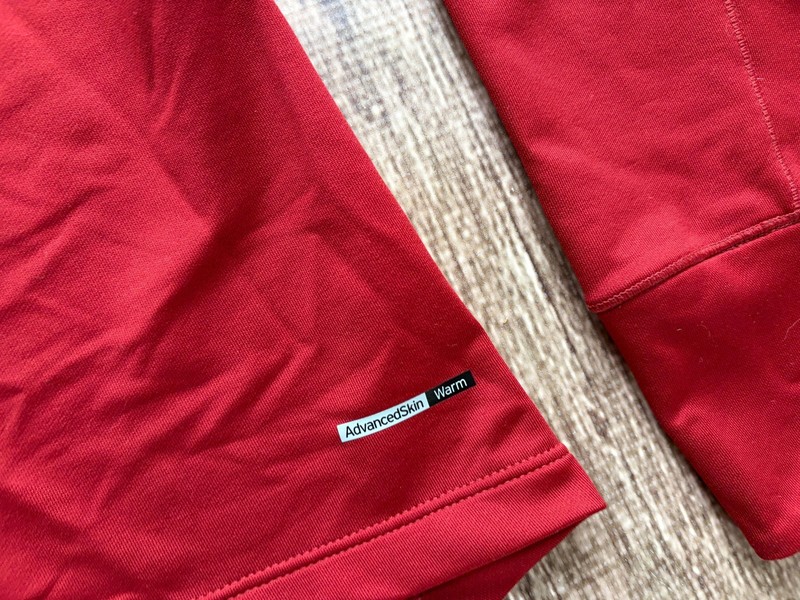 SALOMON TRAIL RUNNER 1/4 MID LAYER TOP SHIRT RED MENS SMALL GREAT CONDITION gallery