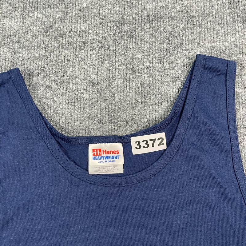 Vintage 90s Yamaha Guitars Center Logo Tank-Top Medium 19x29 Royal Blue gallery