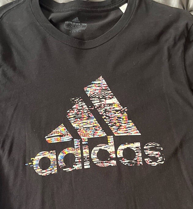 Adidas Long Sleeve Crew Neck Black Athletic Shirt Mens 2XL gallery