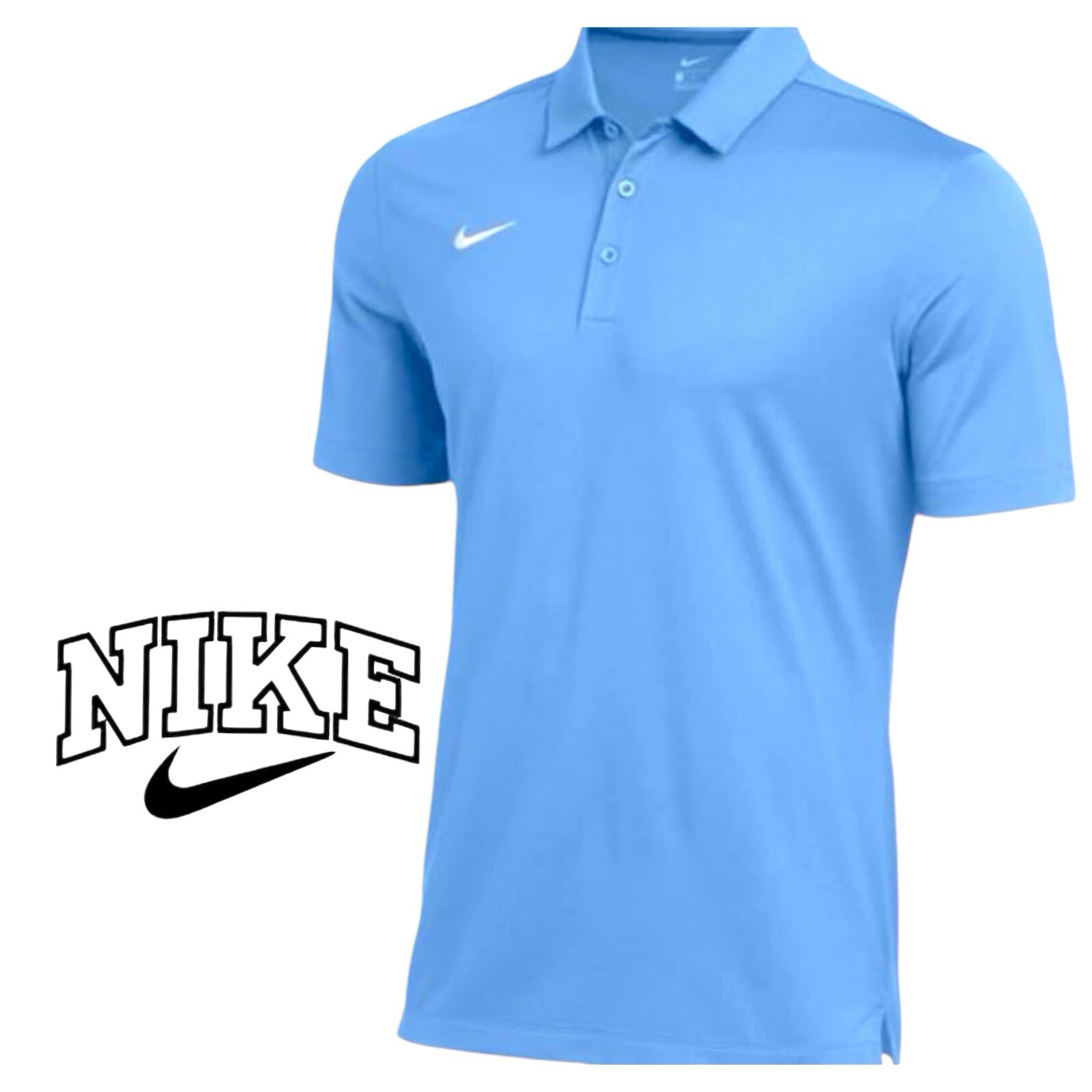 Nike Men's Valor Blue FTBLL Dri-FIT Coach Polo Sizes S gallery