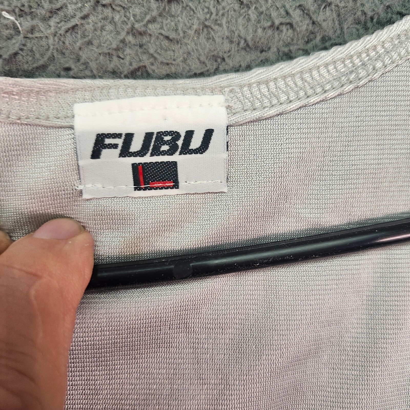 Fubu Sport Tank Top Athletic Sleeveless Jersey 95 Series White Size XL gallery