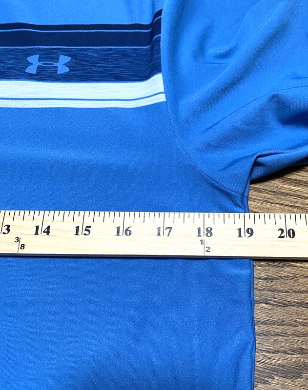 Under Armour Men's Size Small UCLA Striped Polo Shirt Short Sleeve Embroidered gallery