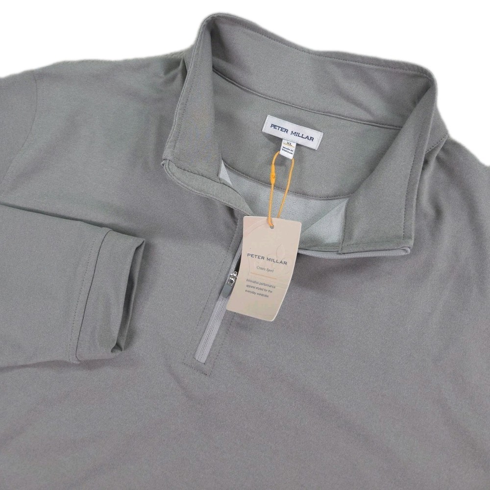 New Peter Millar Crown Sport 1/4 Zip Mens XL Sweatshirt Performance Stretch