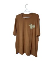 Janji Shirt Mens XL Brown Circa Daily Tee Graphic Running Athletic Top