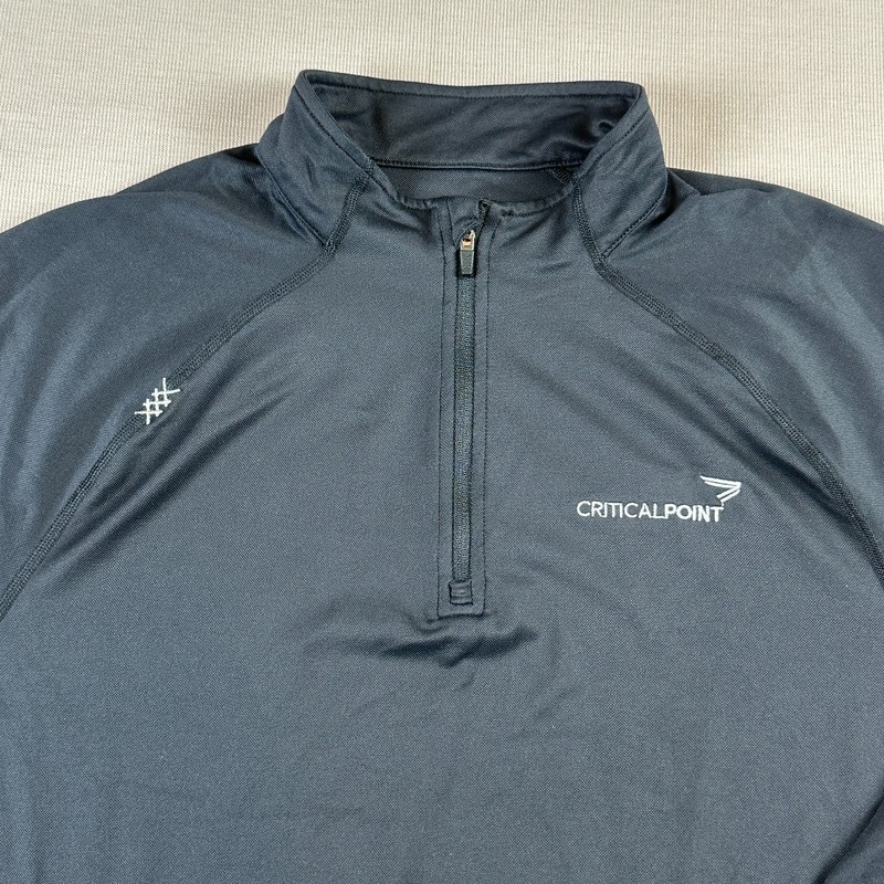 Rhone Session 1/4 Zip Pullover Black Performance Stretch CRITICALPOINT Medium M gallery