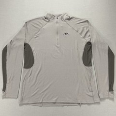 Nike Trail Men’s Dri-FIT 1/2-Zip Mid-Layer Wool Blend Running Top Taupe Size XL