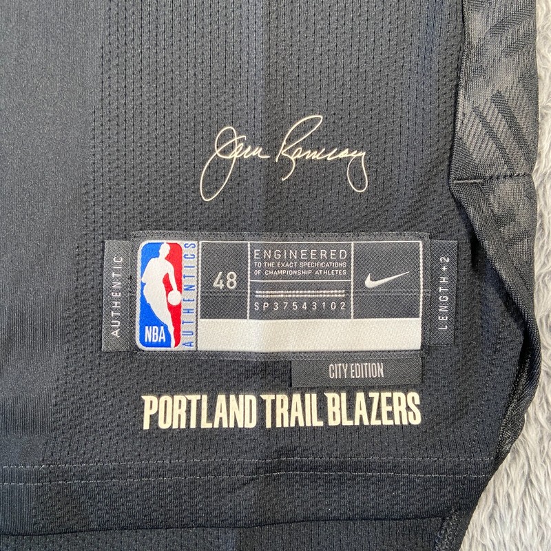 Nike Portland Trailblazers Lillard ADV Authentic City Edition Jersey Size Large gallery