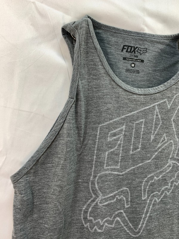 Fox FoxTech Dri Release Trudri Muscle Sleeveless Shirt Men's M Grey gallery
