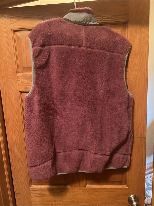 Patagonia Classic Retro-X Full Zip Fleece Vest Size XL Purple gallery