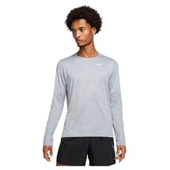 Nike Element Men’s Dri-FIT Running Crew Top Smoke Grey/Grey Fog/Heather Small