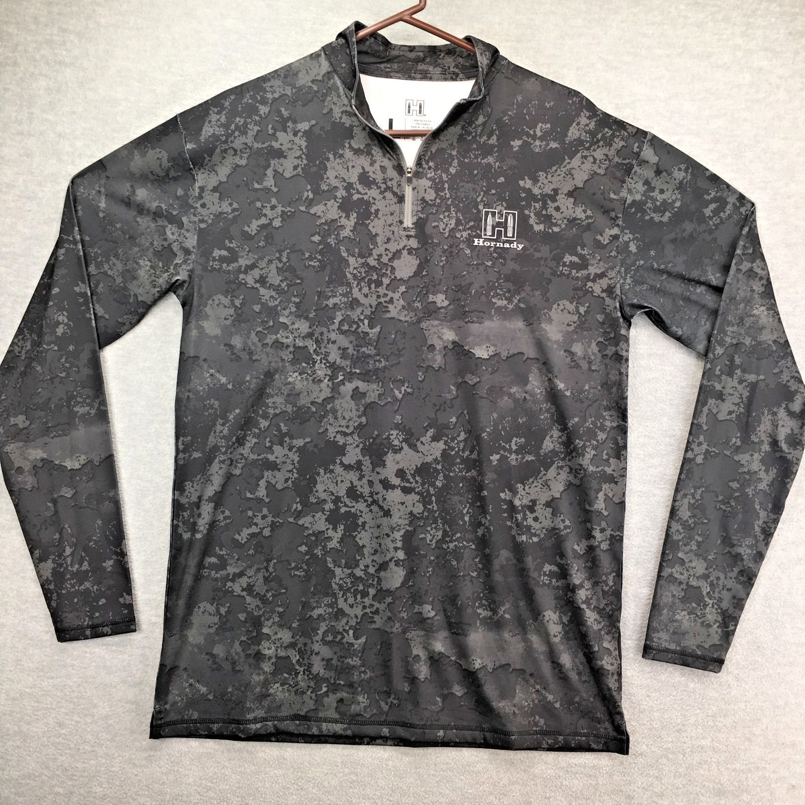 Hornady Performance Men's Shade 1/4 Zip in Black Camo LARGE gallery