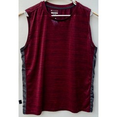 Essential Elements Mens XL Maroon Space Dye Performance Tank Top E5105A-XL