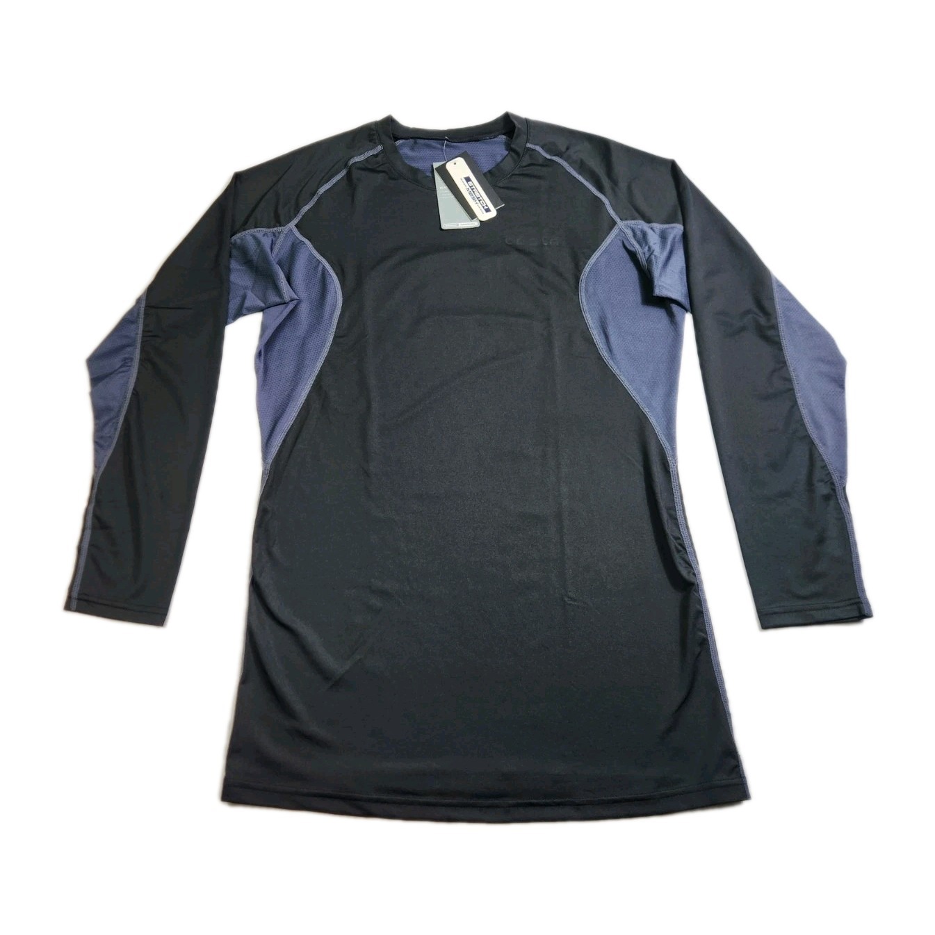 Tesla Performance Shirt Mens Size 2XL Black Gray Long Sleeve Activewear New NWT gallery