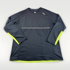 Hind Running Shirt Mens XXL Black Activewear Gym Workout Long Sleeve Performance