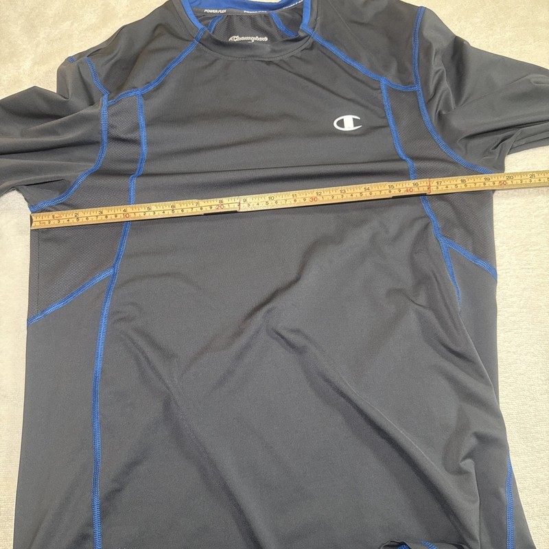 Champion Powertrain Compression Long Sleeve Shirt Men’s M Gray Blue gallery