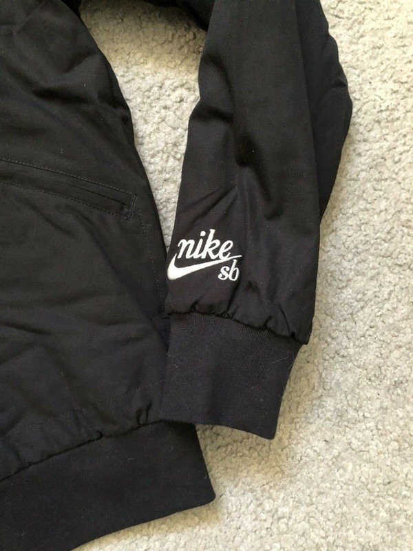 Nike SB Statement II Bomber Jacket CK1132001 Mens Size Small Skateboarding Black gallery
